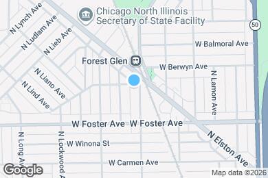 Map image of the property - 5254 N Leclaire Ave