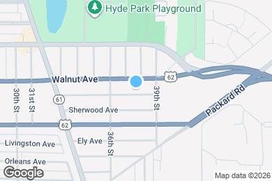 Map image of the property - 3640 Chapin Ave