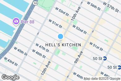 Map image of the property - 721 10th Ave