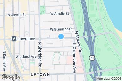 Map image of the property - 845 W Lawrence Ave