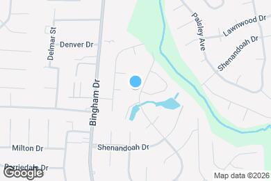 Map image of the property - 1722 Shiloh Dr