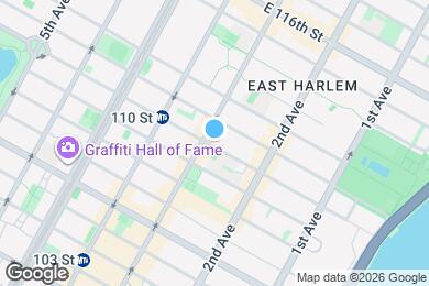 Map image of the property - 205 E 110th St