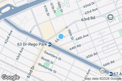 Map image of the property - 97-12 63rd Dr