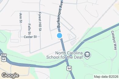 Map image of the property - 410 Burkemont Ave