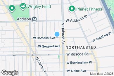 Map image of the property - 821 W Waveland Ave