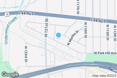 Map image of the property - 11918 W Dearbourn Ave