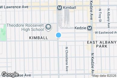 Map image of the property - 4605 N Kimball Ave