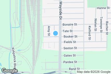 Map image of the property - 7832 Booker St