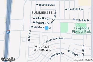 Map image of the property - 2222 W Morningside Dr