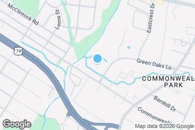 Map image of the property - 1215 Green Oaks Ln