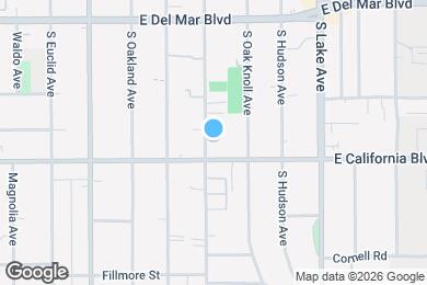 Map image of the property - 540 S El Molino Ave