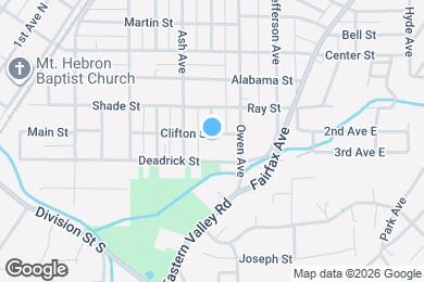 Map image of the property - 234 Clifton St