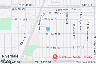 Map image of the property - 14135 S La Salle St