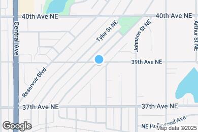 Map image of the property - 3881 Polk St NE