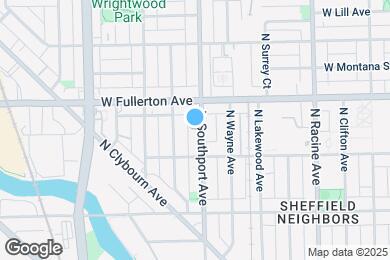 Map image of the property - 2328 N Southport Ave