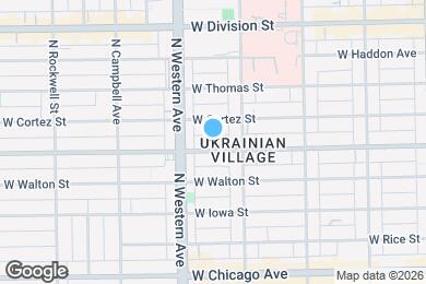 Map image of the property - 2328 W Augusta Blvd