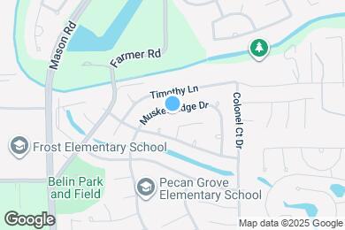 Map image of the property - 2107 Musket Ridge Dr