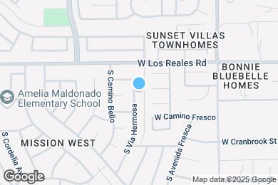 Map image of the property - 7381 S Via Hermosa