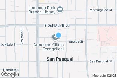 Map image of the property - 314 S Santa Anita Ave