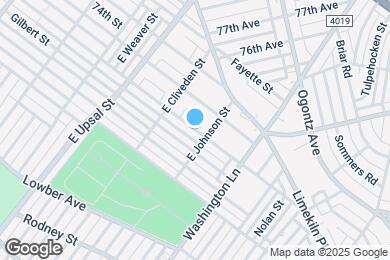 Map image of the property - 7508 Thouron Ave