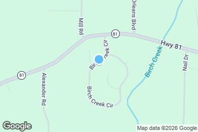 Map image of the property - 150 Birch Creek Cir