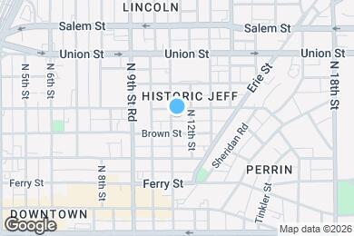 Map image of the property - 519-521 N 11th
