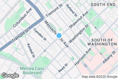 Map image of the property - 605 Massachusetts Ave