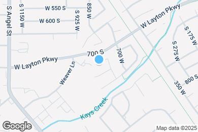 Map image of the property - 805 W 750 S