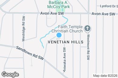 Map image of the property - 1336 Wichita Dr SW