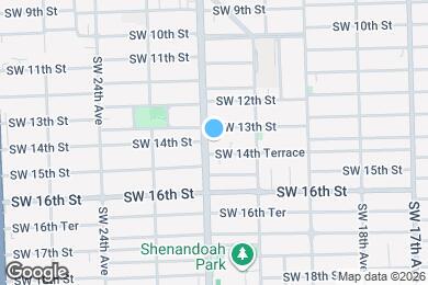 Map image of the property - 1323 SW 22nd Ave