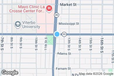 Map image of the property - 1013 West Ave S
