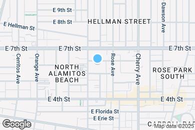 Map image of the property - 1636 E 6th St