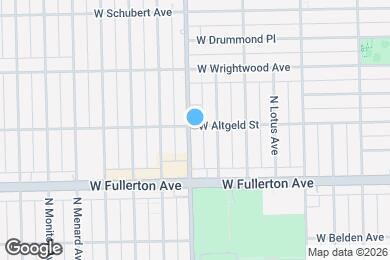 Map image of the property - 5559 W Altgeld St