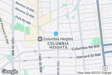 Map image of the property - 3112 13th St NW