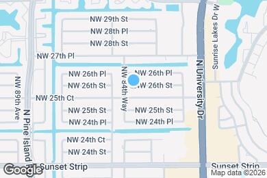Map image of the property - 8450 NW 26th St