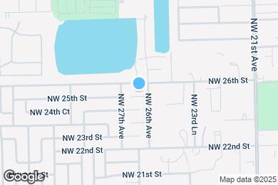 Map image of the property - 2631 NW 25th St