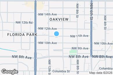 Map image of the property - 1027 NW 11th Ave