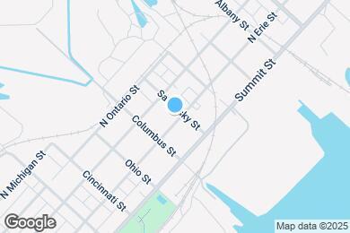 Map image of the property - Erie Apartments