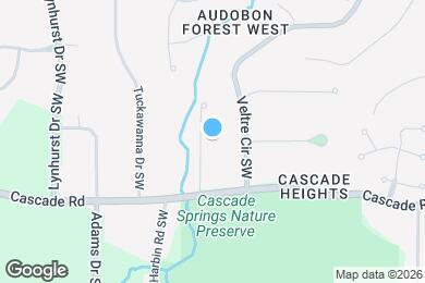 Map image of the property - 1236 Shore Dr SW