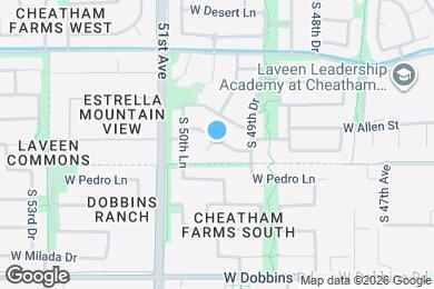 Map image of the property - 8701 S 50th Dr