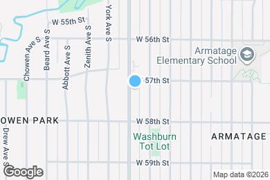 Map image of the property - 5711 Xerxes Ave S