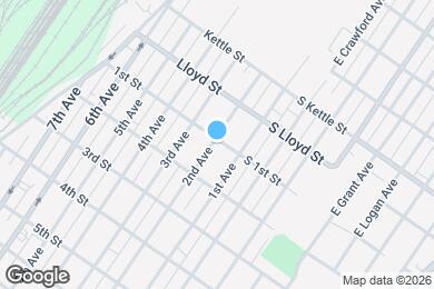 Map image of the property - 101 2nd Ave