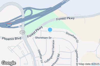 Map image of the property - 1364 Stoneham Ct