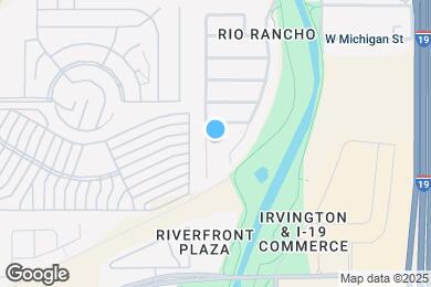 Map image of the property - 4661 S Paseo Rio Bravo