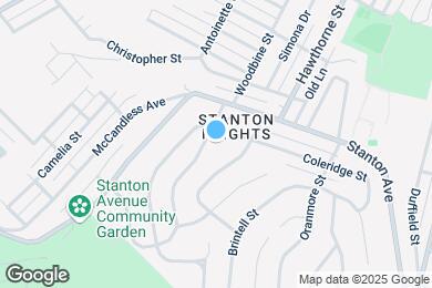 Map image of the property - 1206 Woodbine St