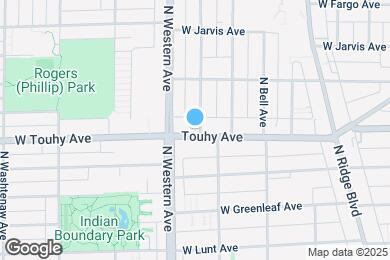 Map image of the property - 7200A N Claremont Ave