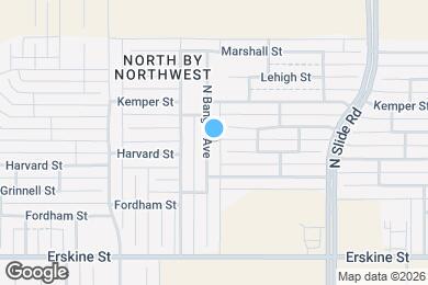 Map image of the property - 912 N Bangor Ave