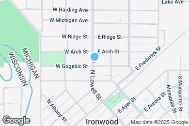 Map image of the property - 102 E Gogebic St
