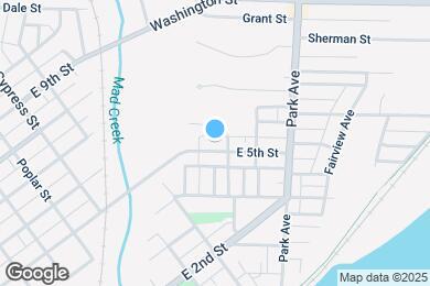 Map image of the property - 1313 E 5th St