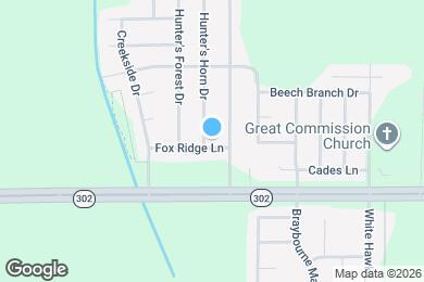 Map image of the property - 7100 Hunter's Horn Dr